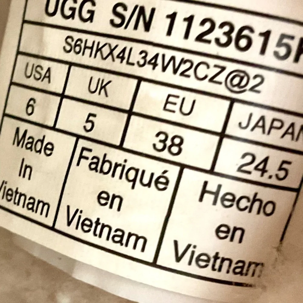 UGG Classic Spots Metallic Shimmery fur lined Snow Winter Boot Women’s Sz 6 - Picture 6 of 16